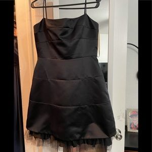 black bridesmaid dress or cocktail dress